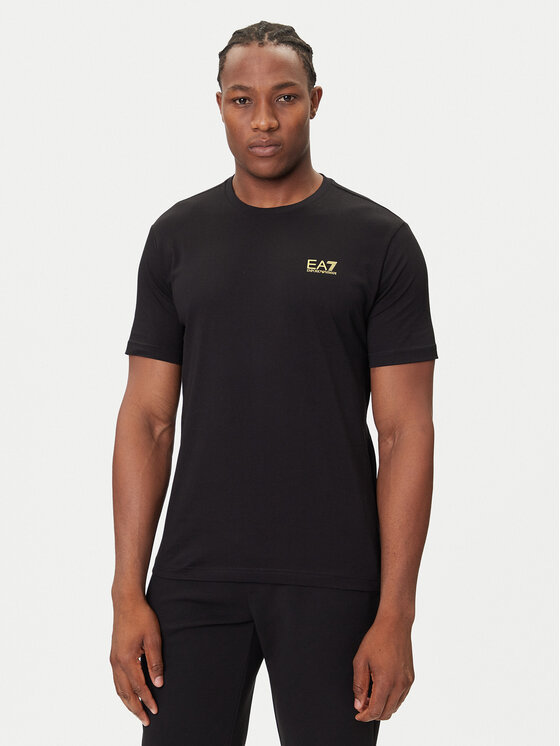 EA7 Emporio Armani EA7 Emporio Armani Póló 7M000567 AF10375 MC004 Fekete Regular Fit