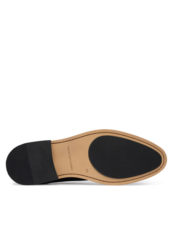 Tommy Hilfiger Κλειστά παπούτσια Tommy Hilfiger Hilfiger Leather Dress Shoe FM0FM05777 Μαύρο