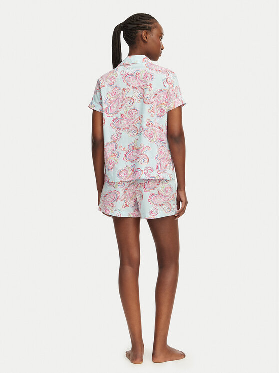 LAUREN RALPH LAUREN LAUREN RALPH LAUREN Піжама LAUREN RALPH LAUREN-ILN12506 Світло-синій Regular Fit
