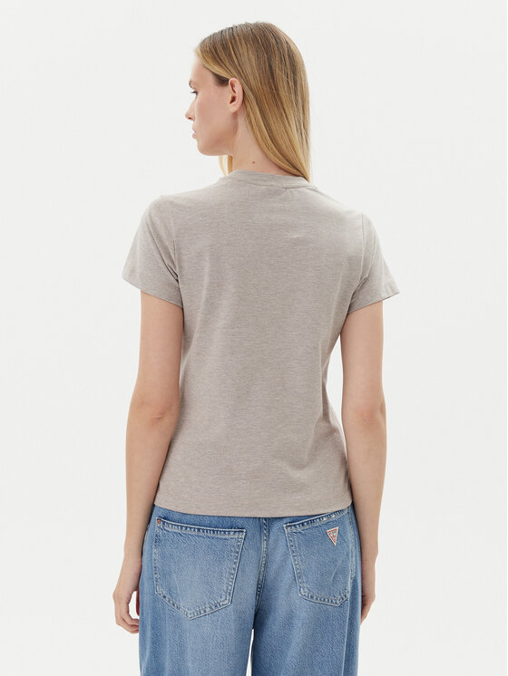 Guess Guess Футболка V4YI21 KCDH1 Сірий Slim Fit