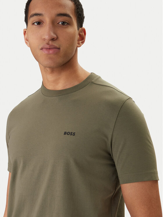 BOSS BOSS Camiseta 50506373 Caqui Regular Fit