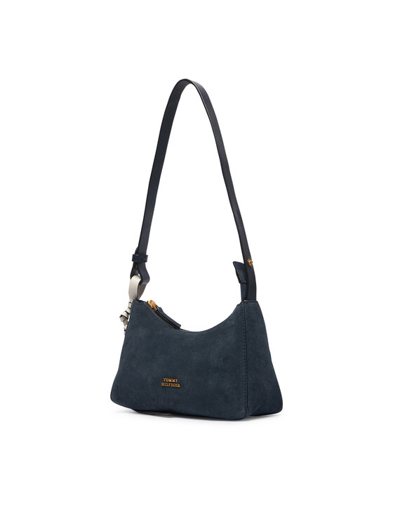 Tommy Hilfiger Soma Tommy Hilfiger Th Statement Mini Should Bag Sue AW0AW18823 Tumši zils