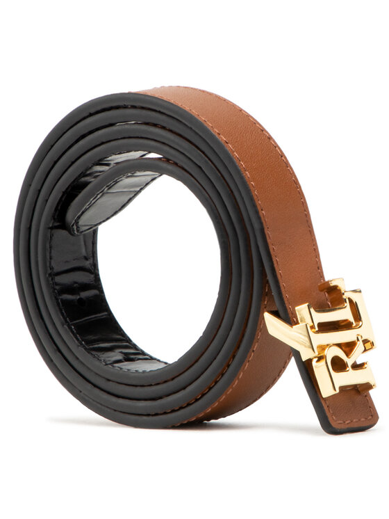 LAUREN RALPH LAUREN Dámský pásek Lauren Ralph Lauren Rev Lrl 20 Drc Sny 412795873009 Černá