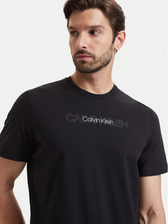 Calvin Klein Calvin Klein Camiseta LV04LH802G Negro Regular Fit