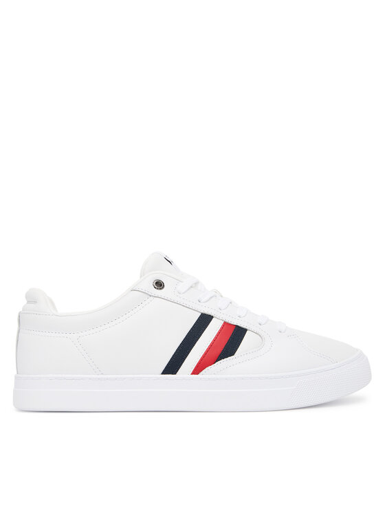 Tommy Hilfiger Tenisice Tommy Hilfiger Icon Court Stripes FM0FM05628 Bijela