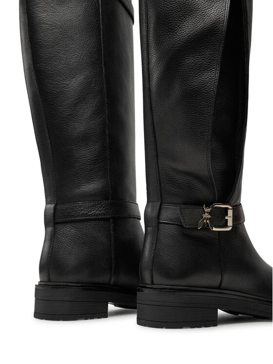 Patrizia Pepe Kozačky Patrizia Pepe 2Y0025/L034 Černá