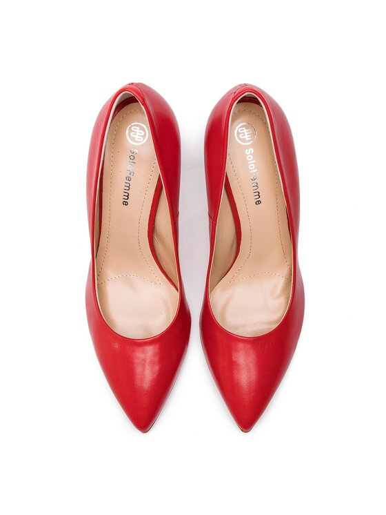 Solo Femme Туфлі на шпильці Solo Femme 34201-A8-I85/000-04-00 Червоний