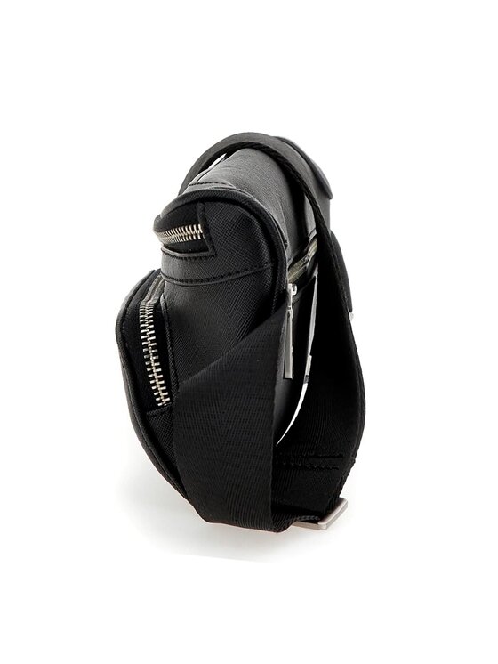 Guess Сумка на пояс﻿ Guess Certosa Saffiano Smart Mini Bags HMECSA P3332 Чорний