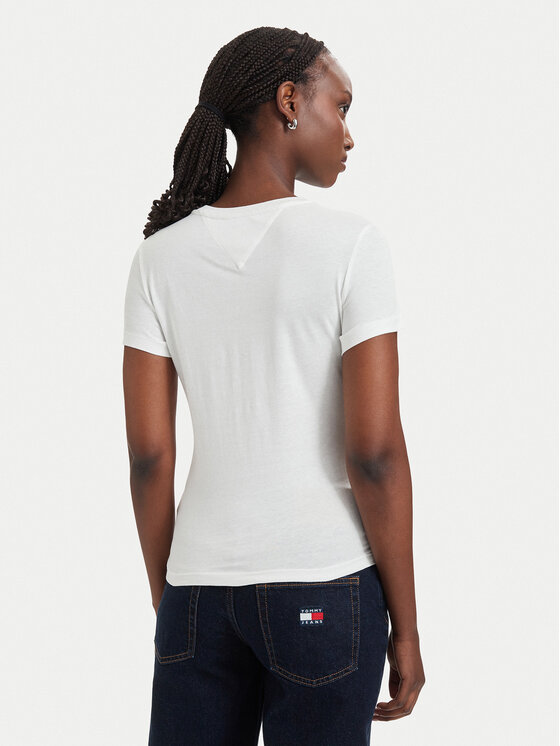 Tommy Jeans Tommy Jeans Conjunto de camisetas DW0DW21366 Blanco Slim Fit