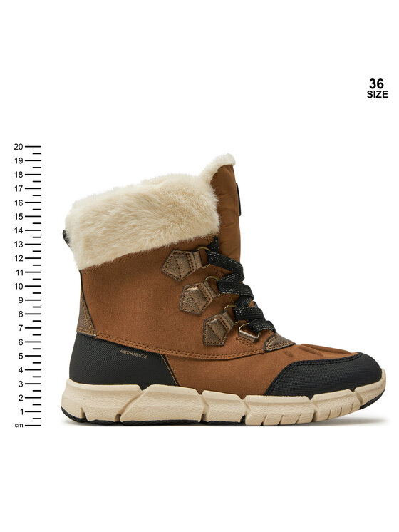 Geox Μπότες Χιονιού Geox J Flexyper Girl B Ab J46APA 0AU50 C6175 S Καφέ