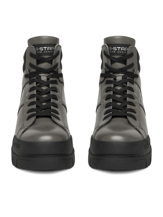 G-Star Raw Šnurovacia obuv G-Star Raw EO-LINCOLN-02 125AM Sivá