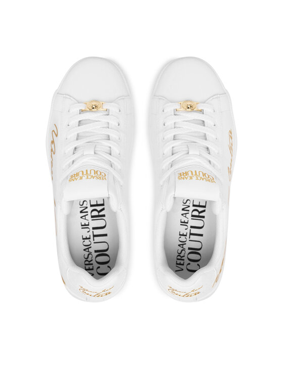 Versace Jeans Couture Снікерcи Versace Jeans Couture 80VA3SKL ZPB77 G03 Білий