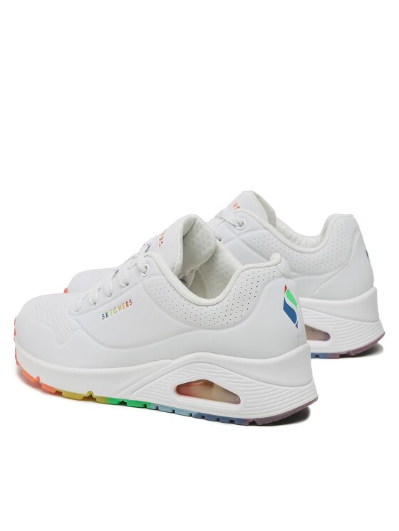Skechers Sneakersy Skechers Rainbow Peaks 155133/WHT Biały