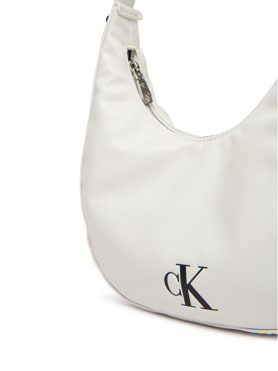 Calvin Klein Rankinė Calvin Klein Buckle Small Bag LV04F3513G Balta