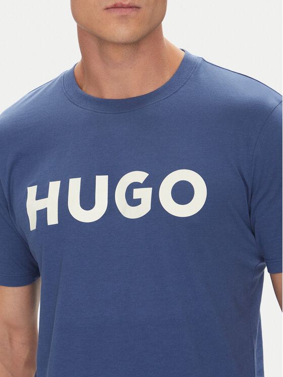 HUGO HUGO Póló Dulivio 50467556 Kék Regular Fit