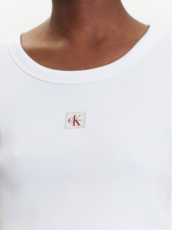 Calvin Klein Jeans Calvin Klein Jeans Camiseta LV047C200G Blanco Slim Fit
