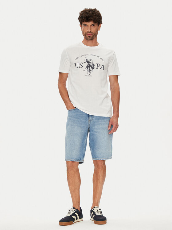 U.S. Polo Assn. U.S. Polo Assn. Póló MUP4203 Fehér Regular Fit