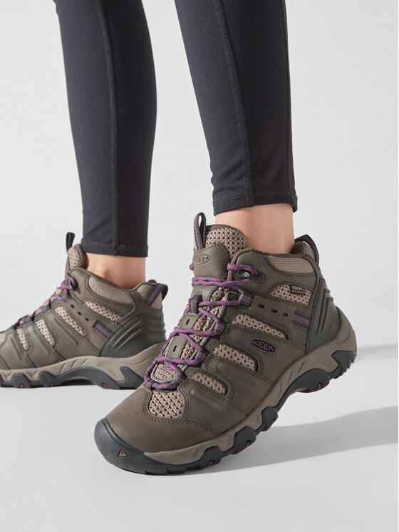 Keen Trekingová obuv Keen Koven Mid Wp Bungee 1024027 Hnedá