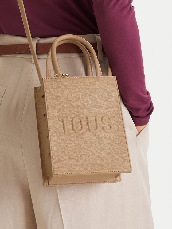 TOUS Torbica TOUS MINI BOLSO POP TOUS BRENDA 2002105943 Bež