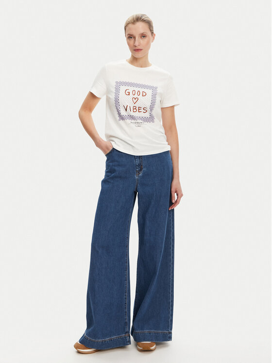 Weekend Max Mara Weekend Max Mara Футболка Ara 2525976041 Білий Regular Fit