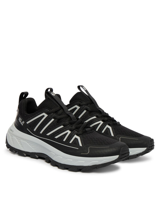 Jack Wolfskin Трекінгові черевики Jack Wolfskin Wild Hike Low A65582 Чорний