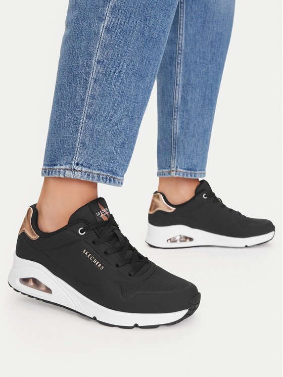 Skechers Sneakersy Skechers Uno Golden Air 177094 Czarny
