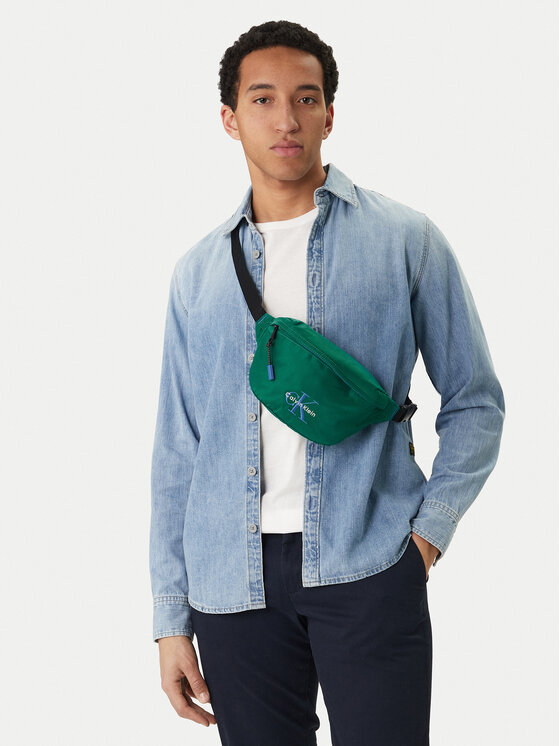 Calvin Klein Τσαντάκι Μέσης﻿ Calvin Klein Bold Waistbag LV04D3116G Πράσινο