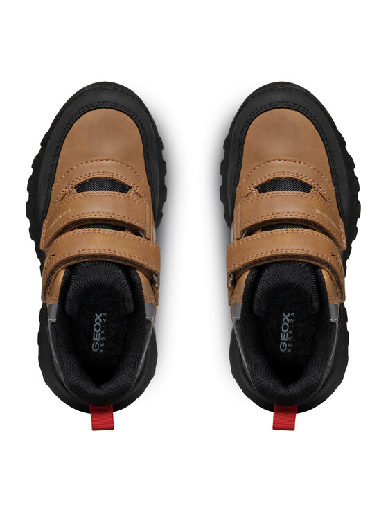 Geox Šnurovacia obuv Geox J Simbyos Boy B Abx J46L0B 0MEMS C0034 D Hnedá
