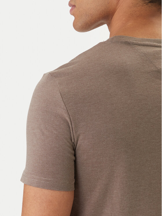 Tommy Jeans Tommy Jeans Camiseta DM0DM20363 Beis Slim Fit