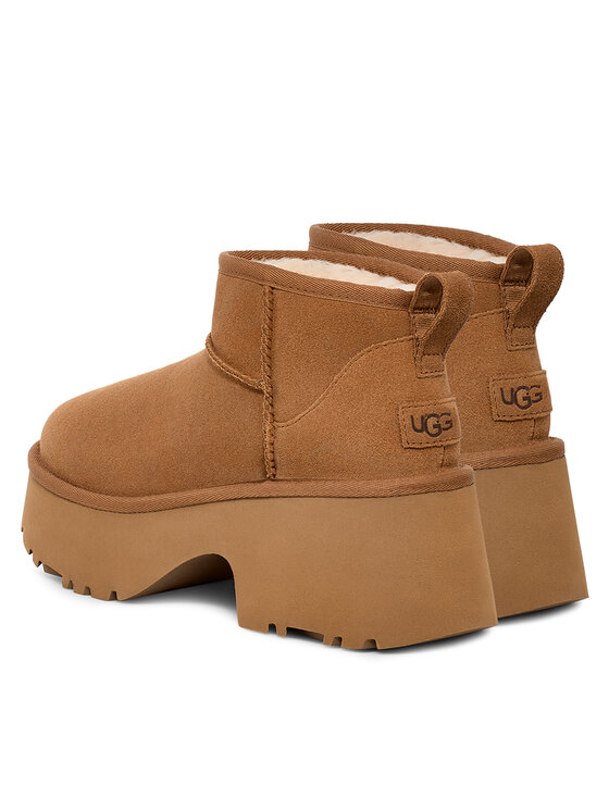 Ugg Snehule Ugg W Classic Ultra Mini Heights 1158311 Hnedá