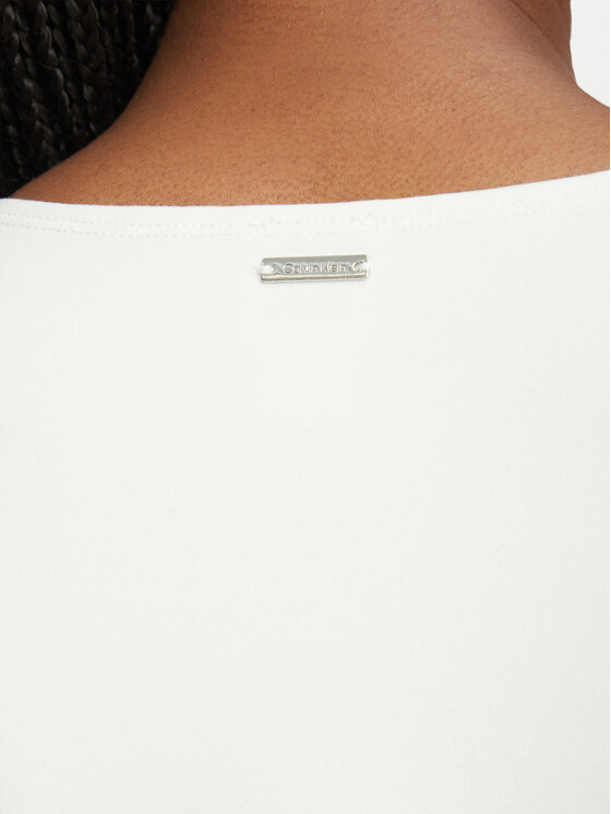 Calvin Klein Calvin Klein Camiseta LV044J208G Crema Regular Fit