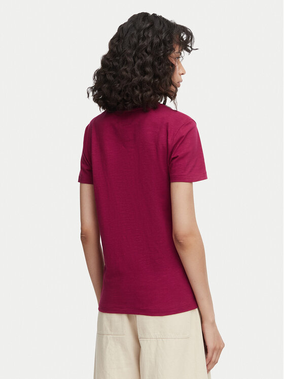 Beverly Hills Polo Club Beverly Hills Polo Club Camiseta P-SS26W-TS6510 Guinda/burdeos Regular Fit