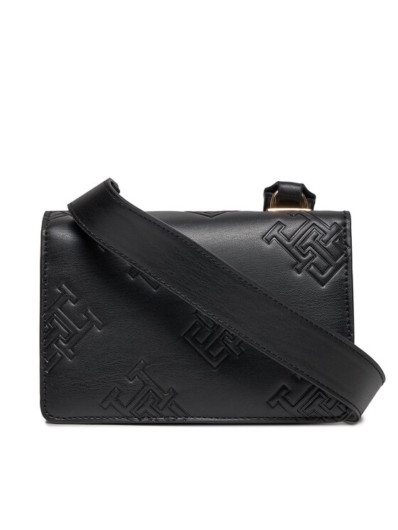 Tommy Hilfiger Táska Tommy Hilfiger Th Refined Crossover Mono AW0AW15727 Fekete