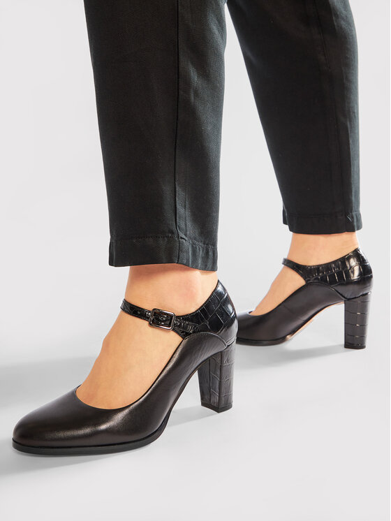 Clarks Félcipő Clarks Kaylin Alba 261456924 Fekete