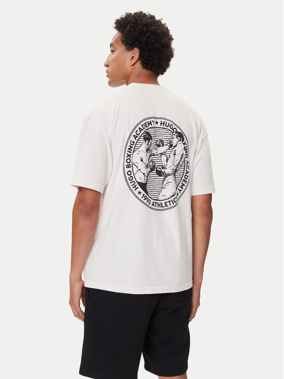 HUGO HUGO Camiseta Dwresto 50542366 Blanco Regular Fit