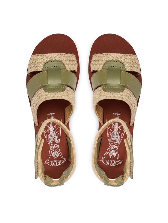 Fly London Sandali Fly London Yoryfly P145430 Zelena
