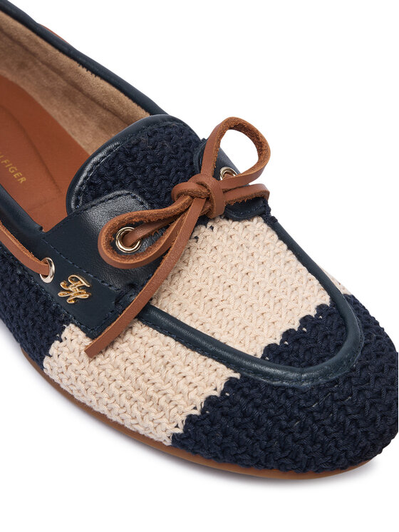 Tommy Hilfiger Mokasīni Tommy Hilfiger Th Flex FW0FW09506 Tumši zils