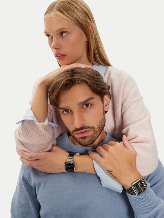 Casio Pulkstenis Casio Vintage A100WEGG-1AEF Pelēks