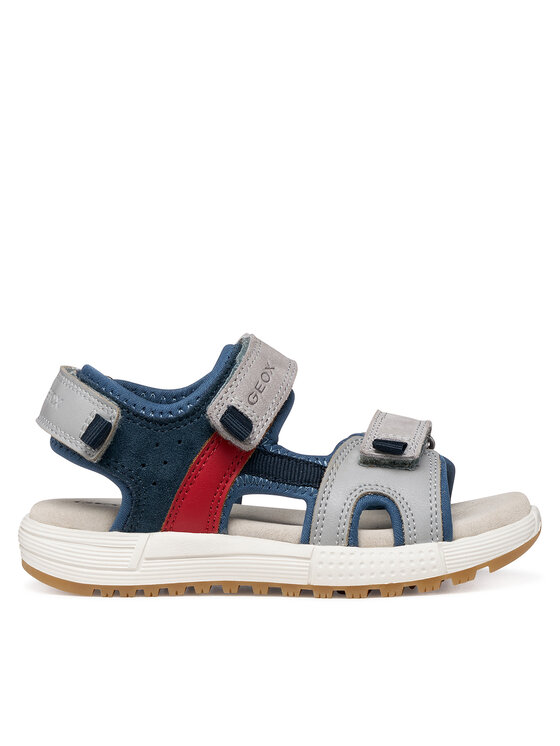 Geox Szandál Geox J Sandal Alben Boy J35AVA 01522 C1F4W D Szürke