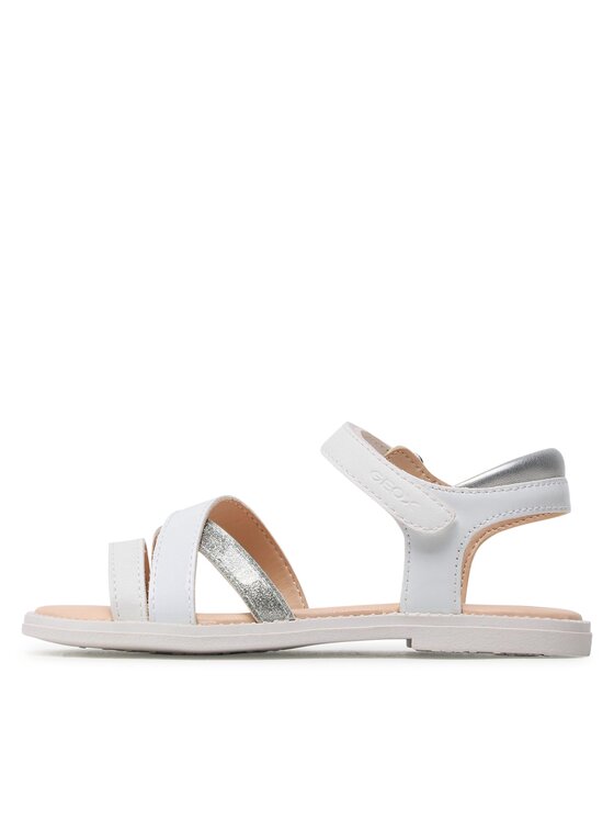 Geox Sandały Geox J Sandal Karly Girl J5235D00254C1000 S Biały