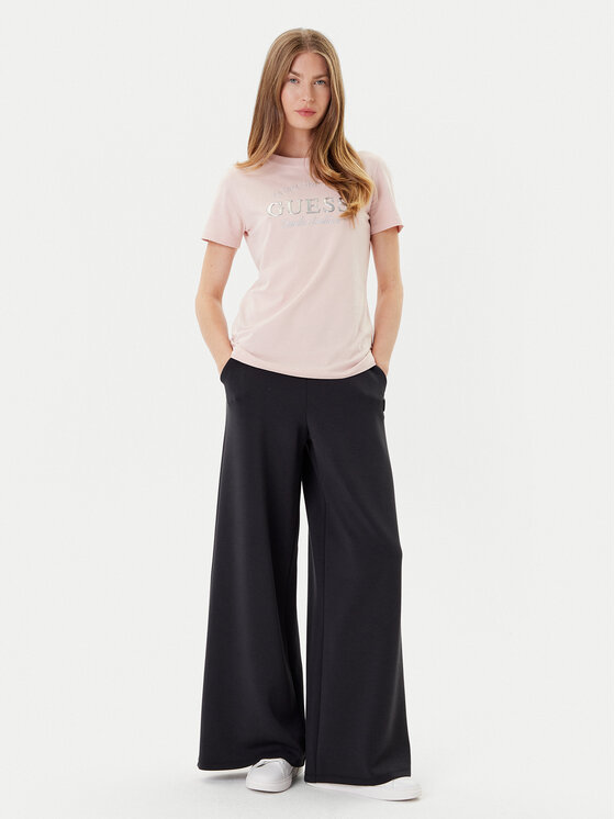 Guess Guess Футболка V5YI12 J1314 Рожевий Regular Fit