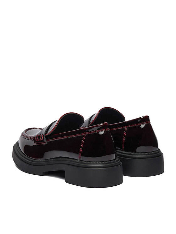 JENNY Loafersy JENNY CEO-Y82537-1 Bordowy