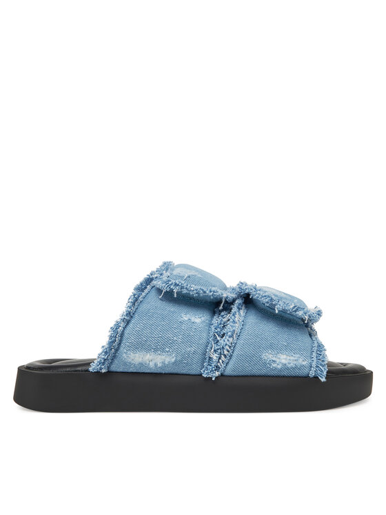 Inuikii Шльопанці Inuikii Classic Jeans Velcro 70104-143 506 Голубий