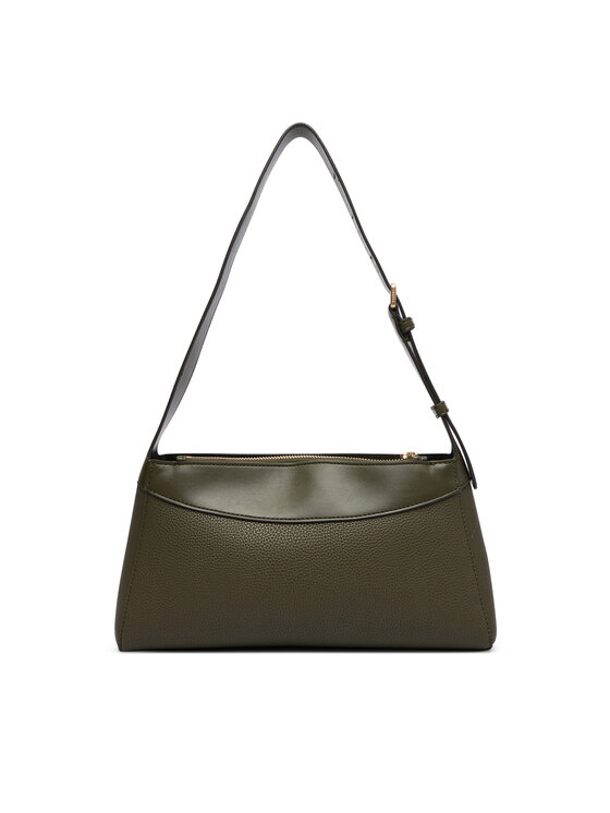 Calvin Klein Τσάντα Calvin Klein Mix Media Shoulder Bag LV04F3886G Σκούρο πράσινο