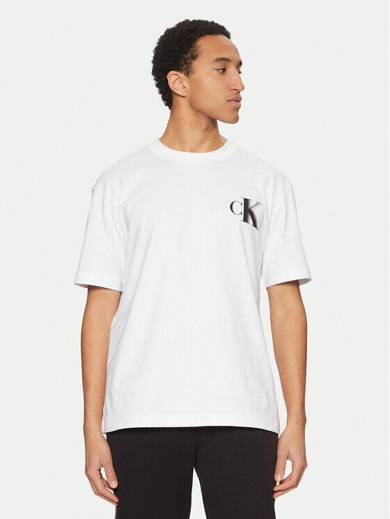 Calvin Klein Jeans Calvin Klein Jeans Marškinėliai J30J327475 Balta Regular Fit