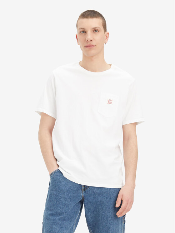 Levi's® Levi's® T-Shirt Workwear A5850-0005 Λευκό Loose Fit