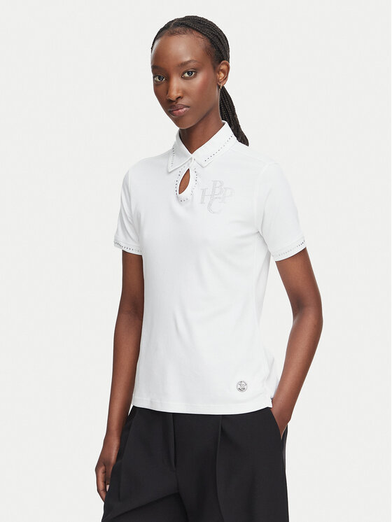 Beverly Hills Polo Club Beverly Hills Polo Club Polo L2601-HR Blanco Regular Fit