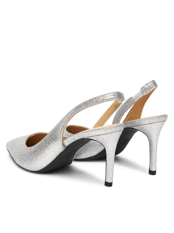 MICHAEL Michael Kors Lodičky MICHAEL Michael Kors Alina 40S5HNMP2M Stříbrná
