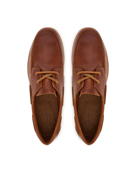 Clarks Туфлі Clarks Charmouth Lace 26186434 Коричневий