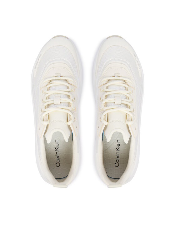 Calvin Klein Sneakersy Calvin Klein Chunky Runner Laceup Hf Blst Ny HW0HW03111 Biela